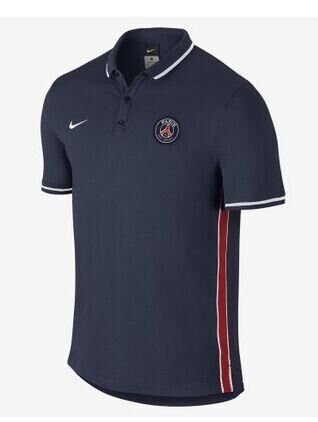 2015-16 PSG Navy Polo Shirt